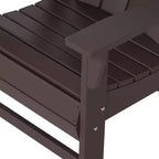 Ensemble table de salle à manger ronde et fauteuils à dossier incurvé WestinTrends 5 pièces pour patio extérieur