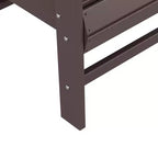 Ensemble table de salle à manger ronde et fauteuils à dossier incurvé WestinTrends 5 pièces pour patio extérieur