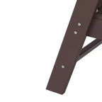 Ensemble table de salle à manger ronde et fauteuils à dossier incurvé WestinTrends 5 pièces pour patio extérieur