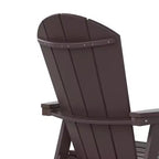 Ensemble table de salle à manger ronde et fauteuils à dossier incurvé WestinTrends 5 pièces pour patio extérieur
