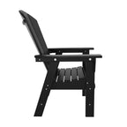Ensemble table de salle à manger ronde et fauteuils à dossier incurvé WestinTrends 5 pièces pour patio extérieur
