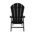 Ensemble table de salle à manger ronde et fauteuils à dossier incurvé WestinTrends 5 pièces pour patio extérieur