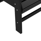Ensemble table de salle à manger ronde et fauteuils à dossier incurvé WestinTrends 5 pièces pour patio extérieur