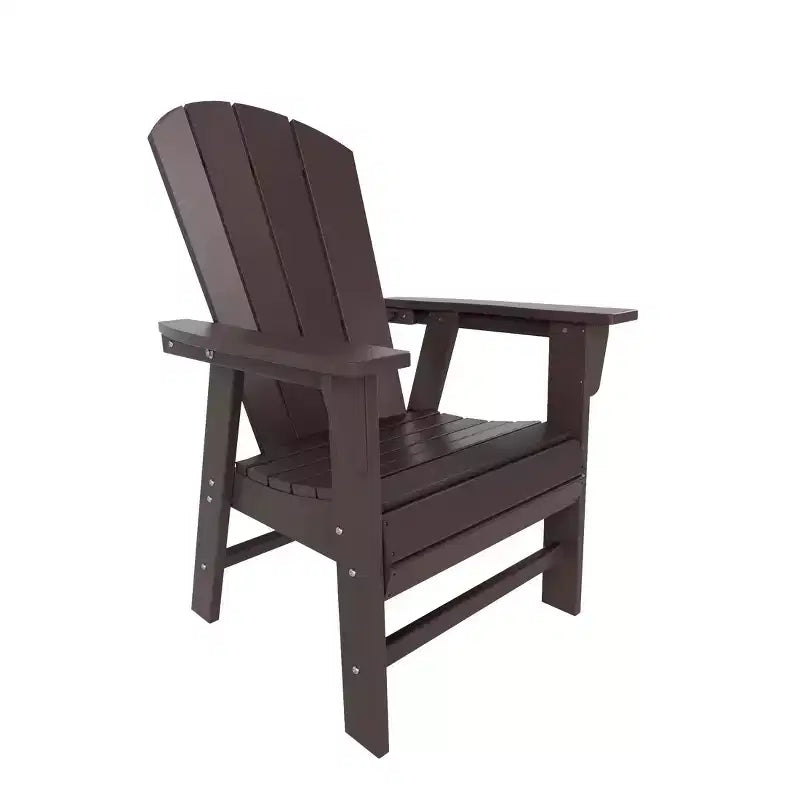 WestinTrends Set da 5 Pezzi con Tavolo Quadrato da Pranzo e Poltrone da Esterno con Schienale Curvo