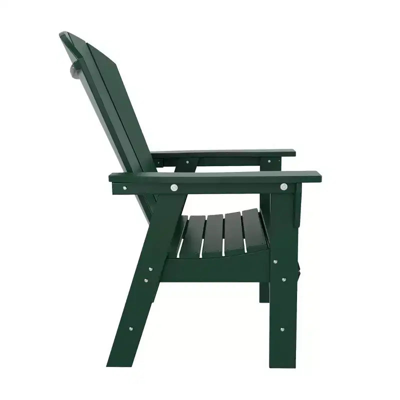 WestinTrends Set da 5 Pezzi con Tavolo Quadrato da Pranzo e Poltrone da Esterno con Schienale Curvo
