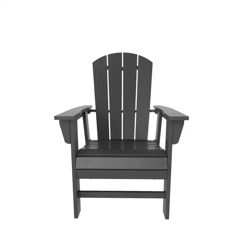 WestinTrends Set da 5 Pezzi con Tavolo Quadrato da Pranzo e Poltrone da Esterno con Schienale Curvo