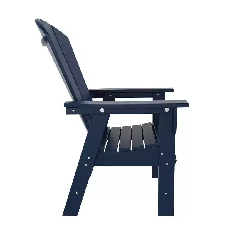 WestinTrends Set da 5 Pezzi con Tavolo Quadrato da Pranzo e Poltrone da Esterno con Schienale Curvo