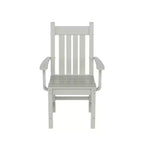 Ensemble repas d'extérieur WestinTrends 5 pièces Table carrée et fauteuils de jardin