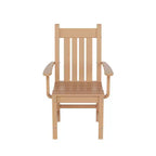 Ensemble repas d'extérieur WestinTrends 5 pièces Table carrée et fauteuils de jardin