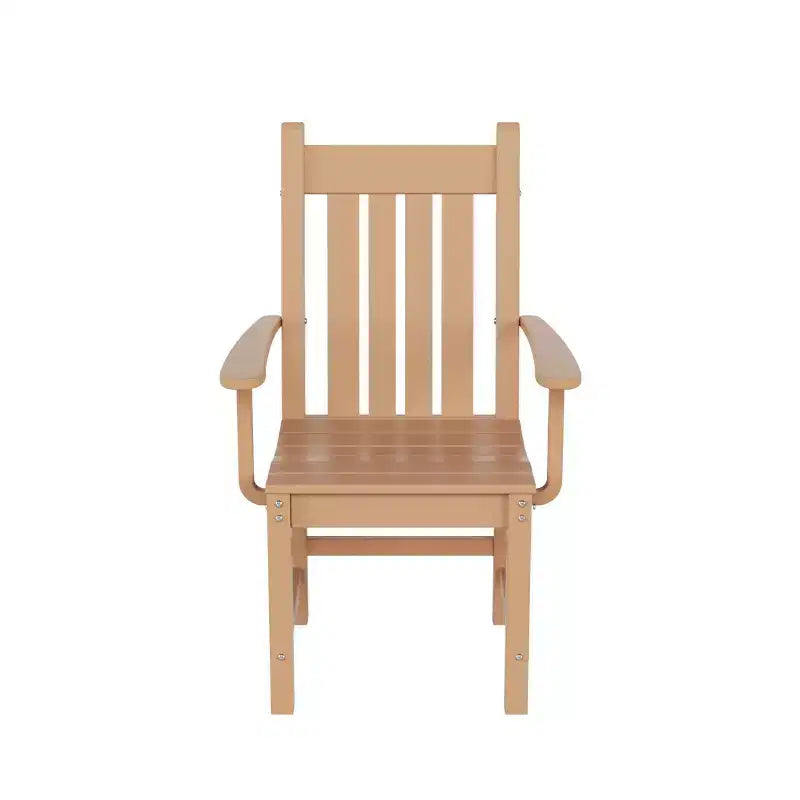 Ensemble repas d'extérieur WestinTrends 5 pièces Table carrée et fauteuils de jardin