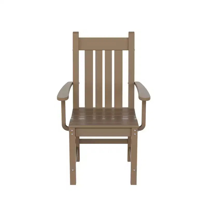 Ensemble repas d'extérieur WestinTrends 5 pièces Table carrée et fauteuils de jardin