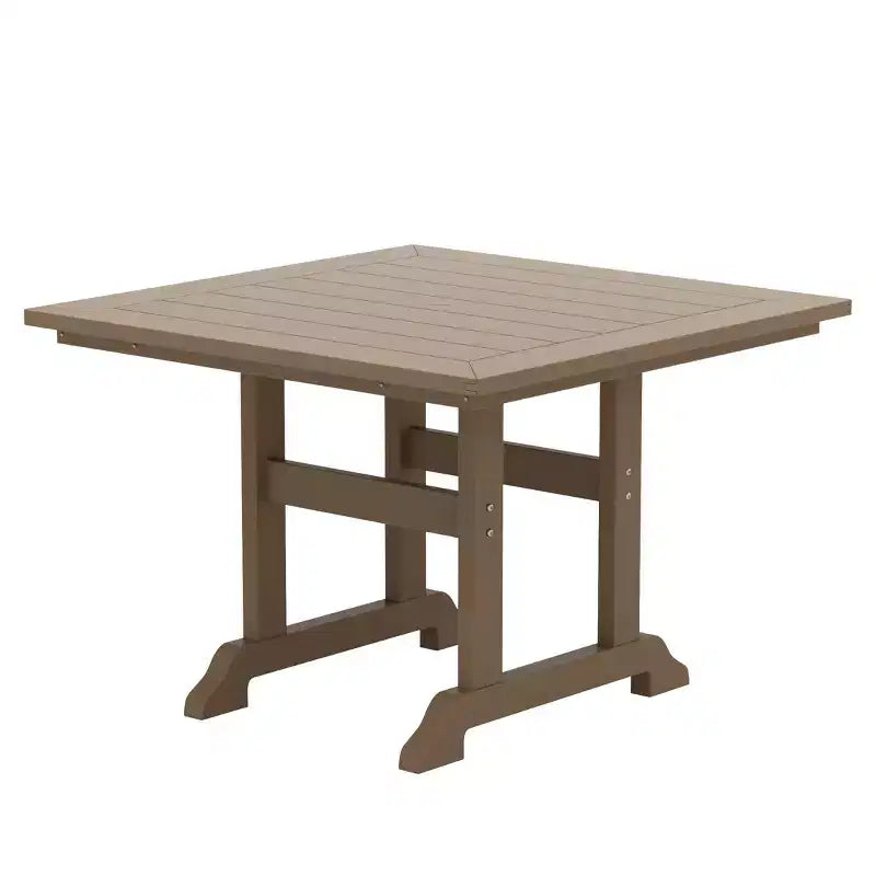 Ensemble repas d'extérieur WestinTrends 5 pièces Table carrée et fauteuils de jardin
