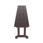WestinTrends Ensemble de salle à manger d'extérieur 6 pièces avec table et bancs de jardin