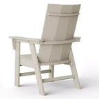 WestinTrends Set da pranzo da esterno con tavolo quadrato e 4 poltrone moderne, 5 pezzi