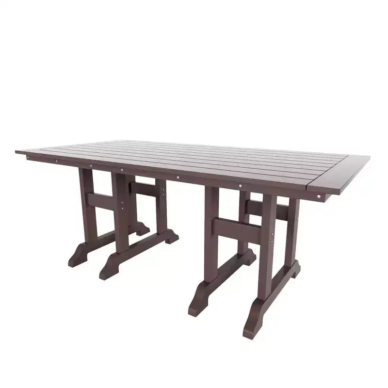 WestinTrends - Ensemble de salle à manger d'extérieur 6 pièces - Table et bancs avec fauteuils