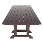 WestinTrends - Ensemble de salle à manger d'extérieur 6 pièces - Table et bancs avec fauteuils