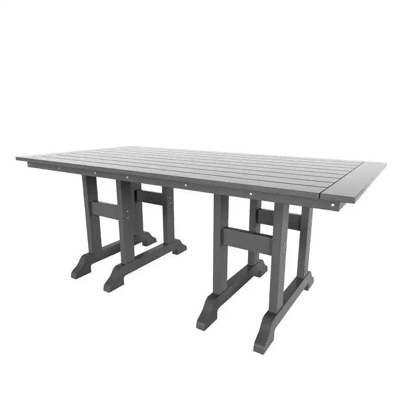 WestinTrends - Ensemble de salle à manger d'extérieur 6 pièces - Table et bancs avec fauteuils