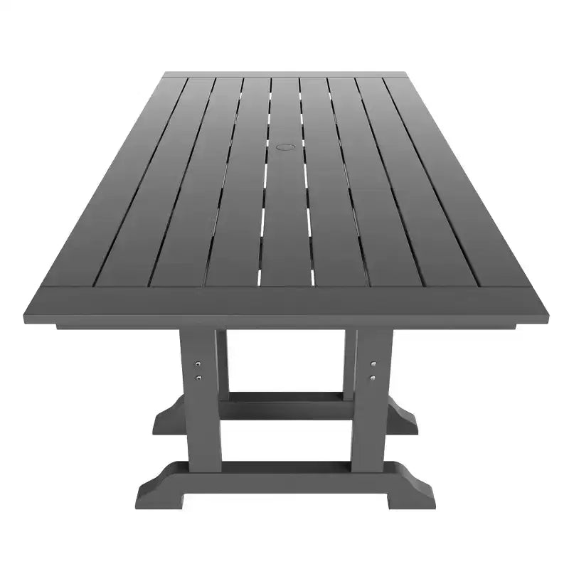 WestinTrends - Ensemble de salle à manger d'extérieur 6 pièces - Table et bancs avec fauteuils