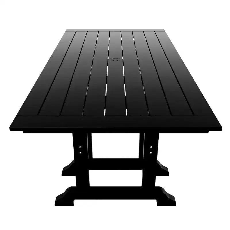 WestinTrends - Ensemble de salle à manger d'extérieur 6 pièces - Table et bancs avec fauteuils