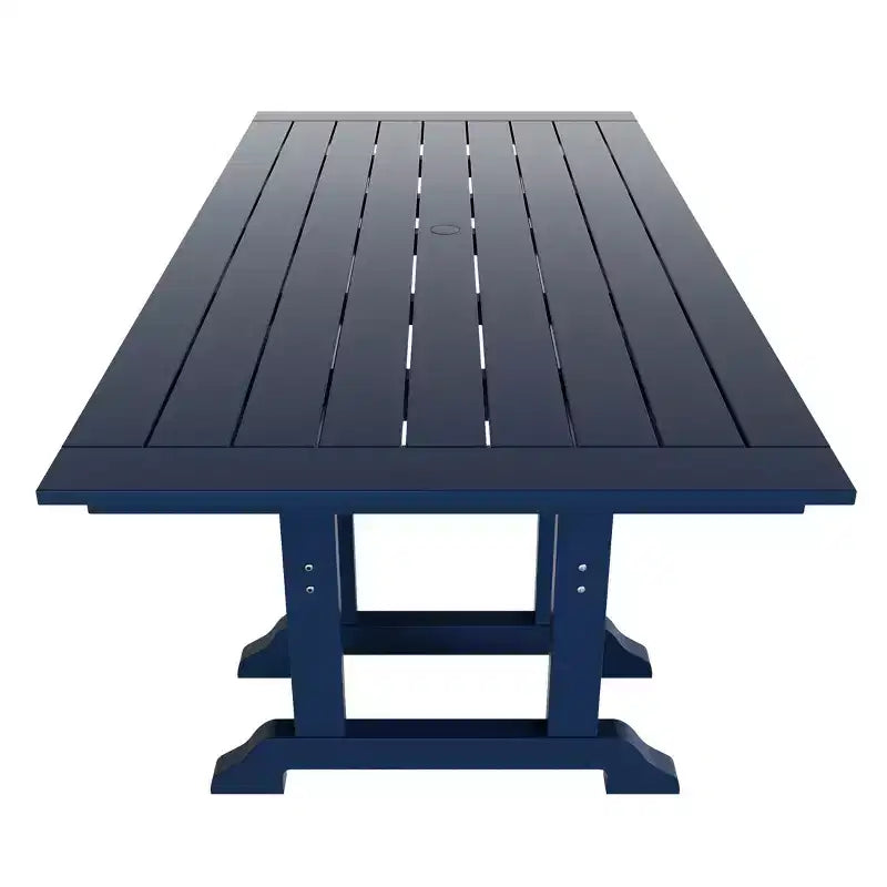 WestinTrends - Ensemble de salle à manger d'extérieur 6 pièces - Table et bancs avec fauteuils