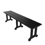 WestinTrends - Ensemble de salle à manger d'extérieur 6 pièces - Table et bancs avec fauteuils