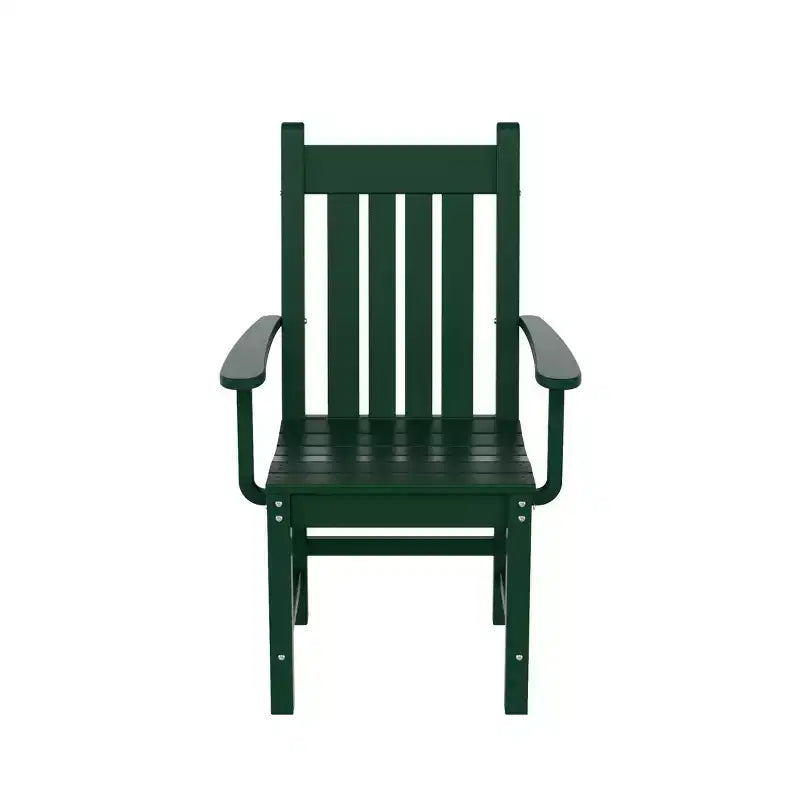 WestinTrends Malibu Ensemble repas d'extérieur 7 pièces Table de salle à manger avec chaise de salle à manger, vert foncé