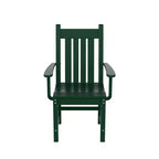WestinTrends Malibu Ensemble repas d'extérieur 7 pièces Table de salle à manger avec chaise de salle à manger, vert foncé