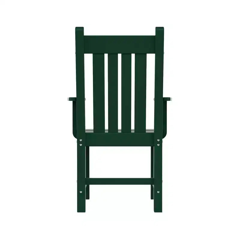 WestinTrends Malibu Ensemble repas d'extérieur 7 pièces Table de salle à manger avec chaise de salle à manger, vert foncé