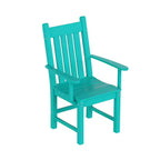 WestinTrends Malibu Set da Pranzo da Esterno di 7 Pezzi Tavolo da Pranzo con Sedie, Turchese