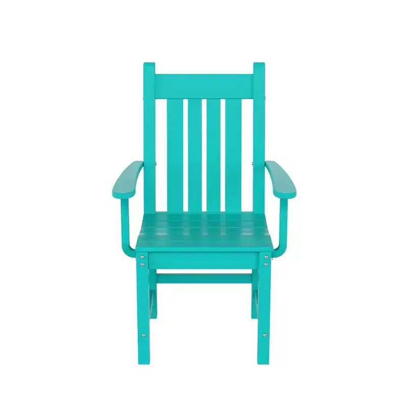 WestinTrends Malibu Set da Pranzo da Esterno di 7 Pezzi Tavolo da Pranzo con Sedie, Turchese