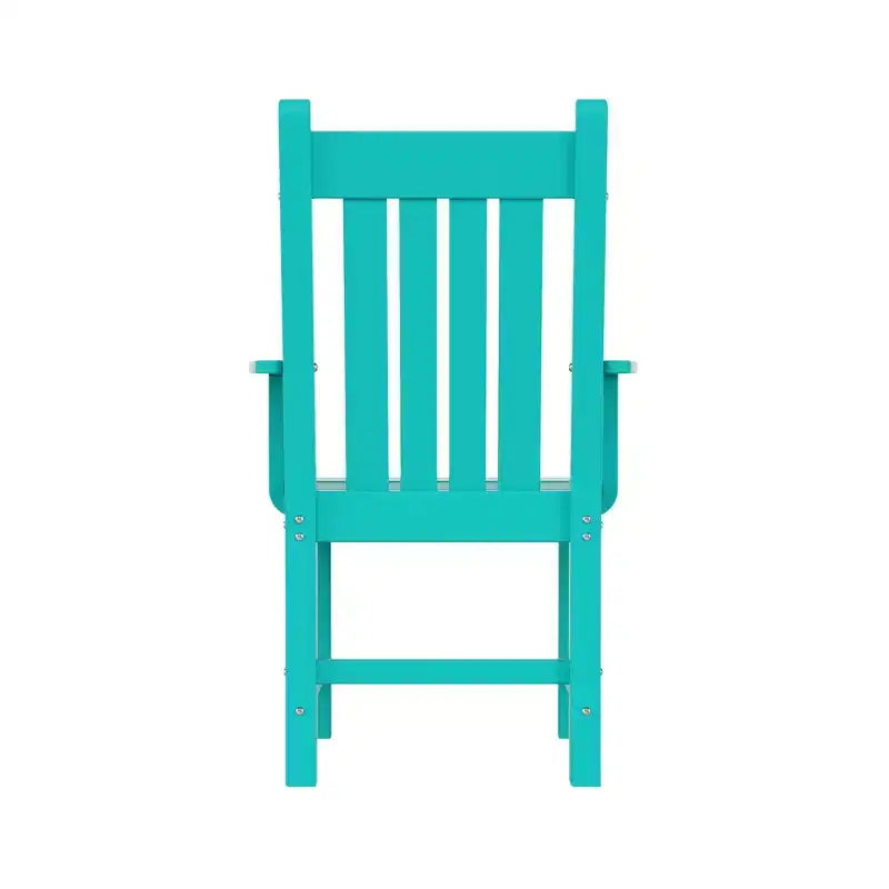 WestinTrends Malibu Set da Pranzo da Esterno di 7 Pezzi Tavolo da Pranzo con Sedie, Turchese