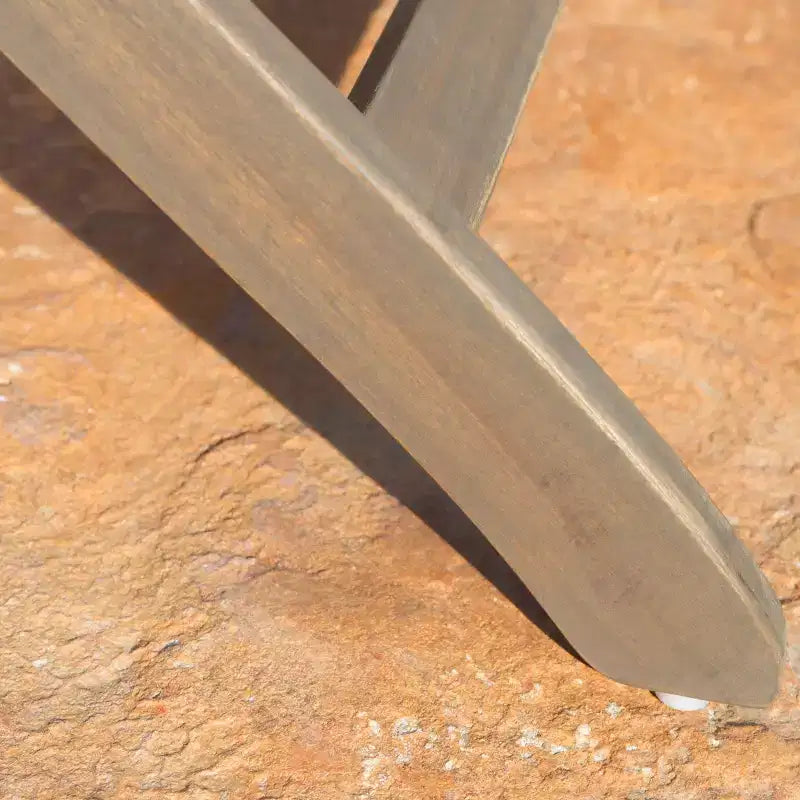 Set da pranzo pieghevole GDFStudio Rabion da esterno a 5 pezzi in legno di acacia, grigio