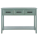 SAFAVIEH Jennette - Console de table noire/noyer - 42Lx15Px30H