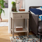 SAFAVIEH Heide Tavolino d'Appoggio con 1 Cassetto - 48,3 L x 40,1 P x 66 A cm - 48,3x40,6x66 cm