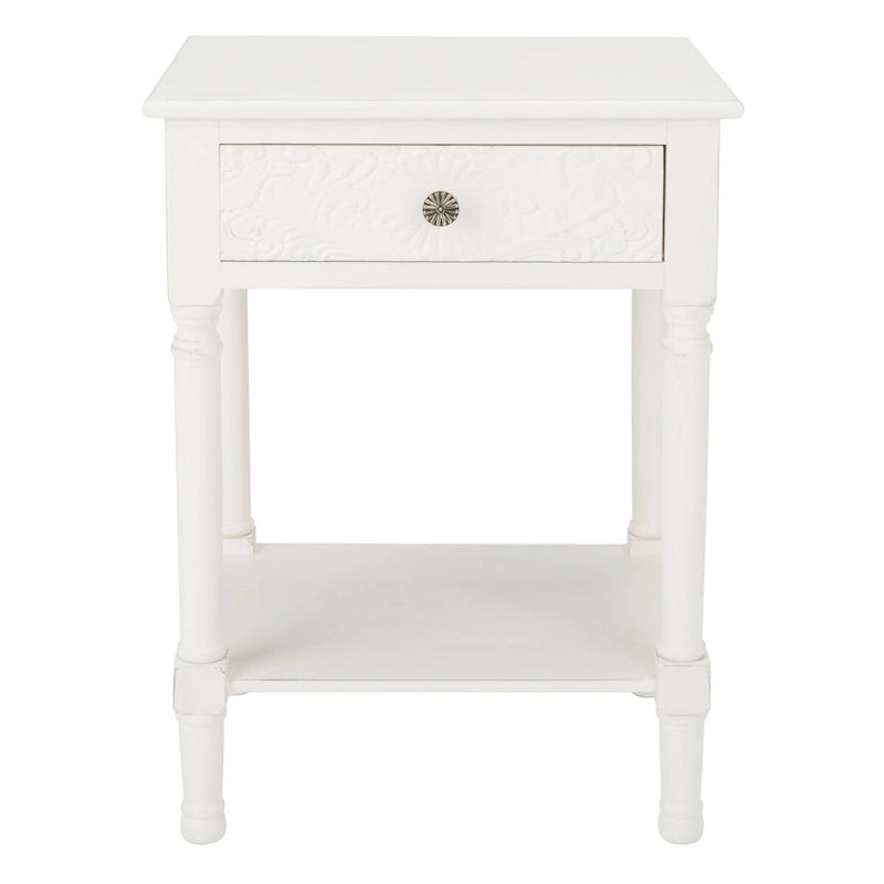 SAFAVIEH Heide Tavolino d'Appoggio con 1 Cassetto - 48,3 L x 40,1 P x 66 A cm - 48,3x40,6x66 cm
