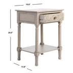 SAFAVIEH Heide Tavolino d'Appoggio con 1 Cassetto - 48,3 L x 40,1 P x 66 A cm - 48,3x40,6x66 cm