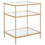 SAFAVIEH Vida Tavolino d'Appoggio a 3 Livelli - 22 L x 18 P x 27 H - 22Lx18Px27H