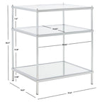 SAFAVIEH Vida Tavolino d'Appoggio a 3 Livelli - 22 L x 18 P x 27 H - 22Lx18Px27H