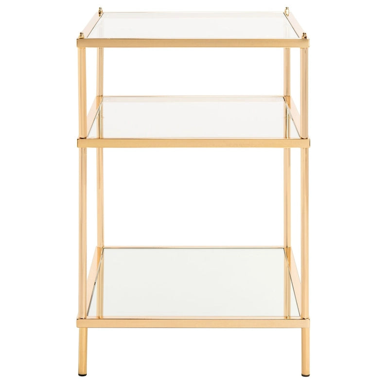 SAFAVIEH Vida Tavolino d'Appoggio a 3 Livelli - 22 L x 18 P x 27 H - 22Lx18Px27H