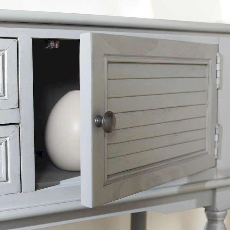 SAFAVIEH Vella Consolle con 2 cassetti e 2 ante - 120 L x 33 P x 75 A cm - 120Lx33Px76A