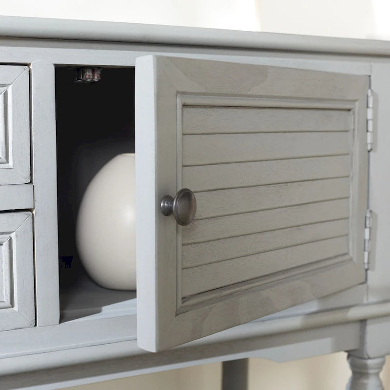 SAFAVIEH Vella Consolle con 2 cassetti e 2 ante - 120 L x 33 P x 75 A cm - 120Lx33Px76A