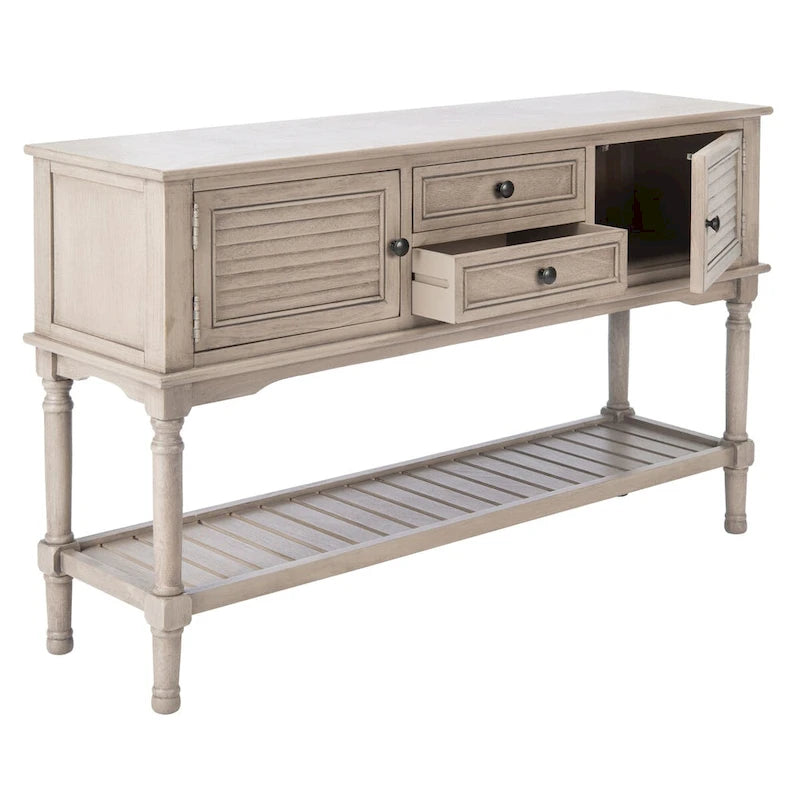 SAFAVIEH Vella Consolle con 2 cassetti e 2 ante - 120 L x 33 P x 75 A cm - 120Lx33Px76A