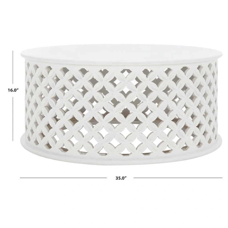 Table basse ronde Antkea SAFAVIEH - 35 L x 35 P x 16 H - 35Lx35Px16H