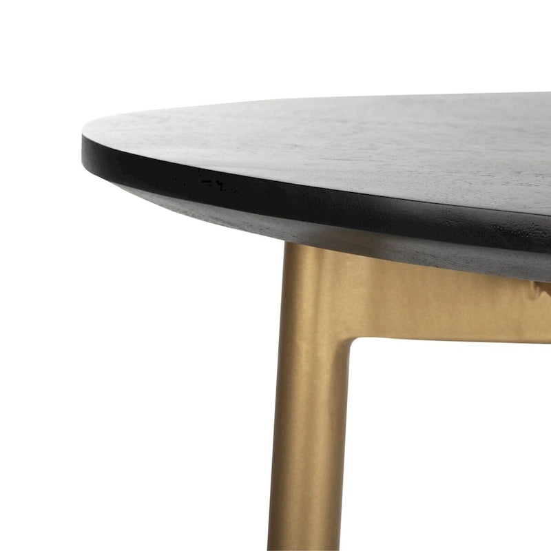 SAFAVIEH Tavolino d'appoggio Marjorie - Nero / Oro - 19 x 15 x 25 - 19Px15Lx25A