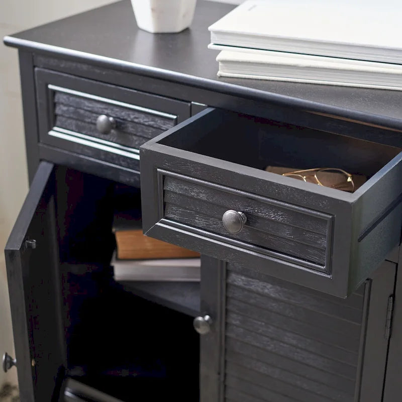 Buffet Vashti 2 tiroirs 2 portes SAFAVIEH - 29,5Lx13,4Px26H - 30Lx13Px26H