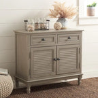 Buffet Vashti 2 tiroirs 2 portes SAFAVIEH - 29,5Lx13,4Px26H - 30Lx13Px26H