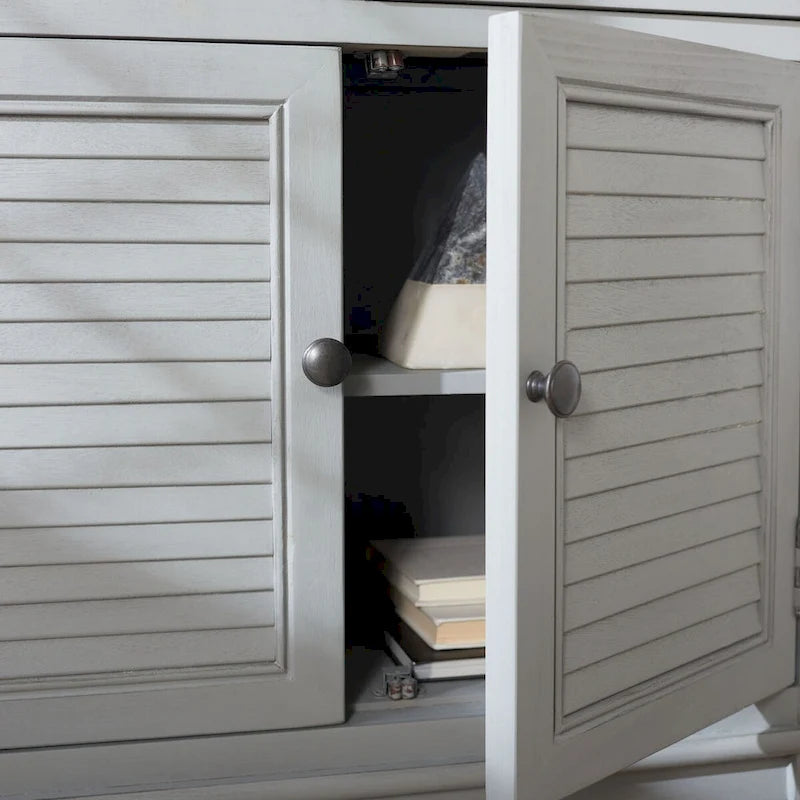Buffet Vashti 2 tiroirs 2 portes SAFAVIEH - 29,5Lx13,4Px26H - 30Lx13Px26H