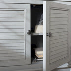 Buffet Vashti 2 tiroirs 2 portes SAFAVIEH - 29,5Lx13,4Px26H - 30Lx13Px26H