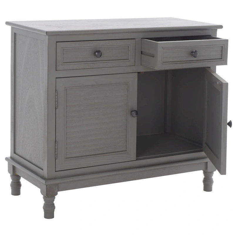Buffet Vashti 2 tiroirs 2 portes SAFAVIEH - 29,5Lx13,4Px26H - 30Lx13Px26H