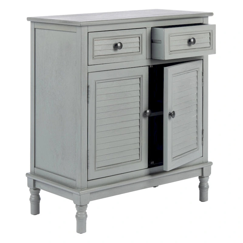 Buffet Vashti 2 tiroirs 2 portes SAFAVIEH - 29,5Lx13,4Px26H - 30Lx13Px26H